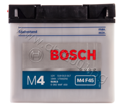 Снимка на Акумулатор Bosch 19 Ah, 12 V, M4 - 51913