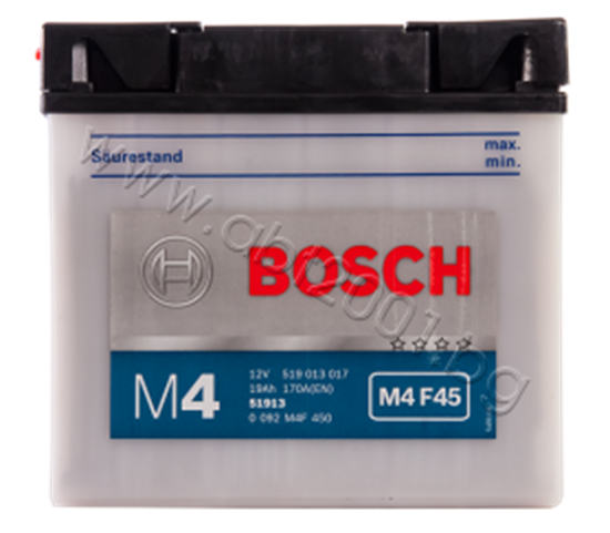 Снимка на Акумулатор Bosch 19 Ah, 12 V, M4 - 51913