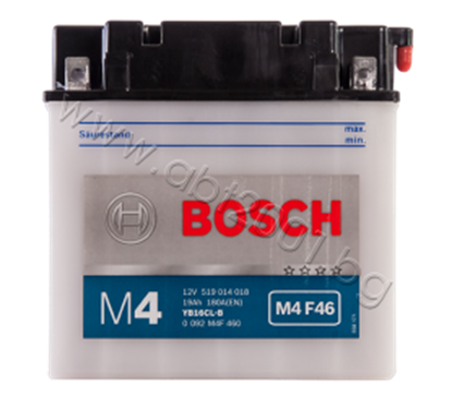 Снимка на Акумулатор Bosch 19 Ah, 12 V, M4 - YB16CL-B