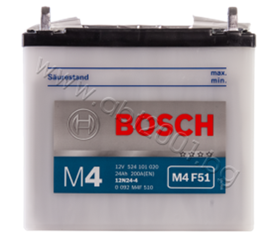 Снимка на Акумулатор Bosch 24 Ah, 12 V, M4 - 12N24-4