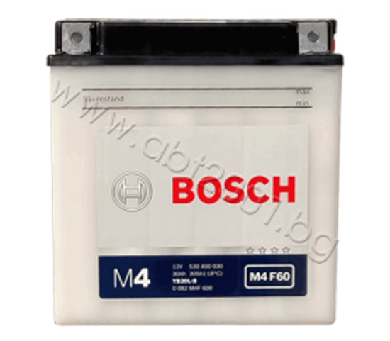 Снимка на Акумулатор Bosch 30 Ah, 6 V, M4 - YB30L-B