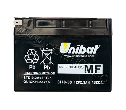 Снимка на Акумулатор Unibat 2.3 Ah, 12 V - CT4B-BS