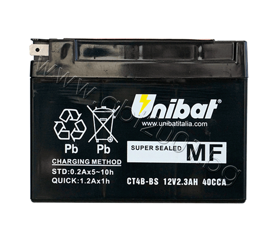 Picture of Акумулатор Unibat 2.3 Ah, 12 V - CT4B-BS