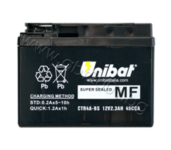 Picture of Акумулатор Unibat 2.3 Ah, 12 V - CTR4A-BS