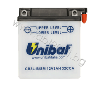 Picture of Акумулатор Unibat 3 Ah, 12 V - CB3L-B