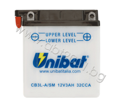 Снимка на Акумулатор Unibat 3 Ah, 12 V - CB3L-A