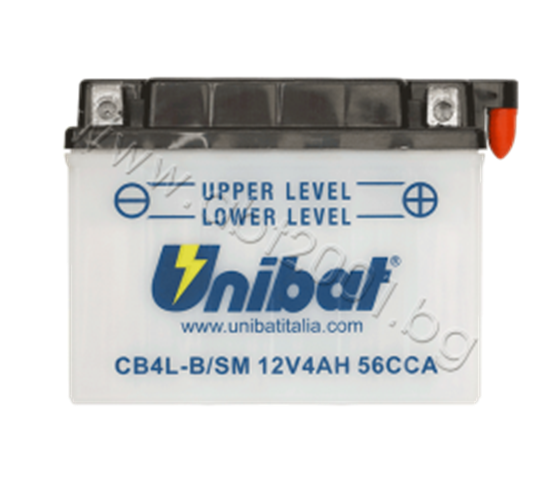 Снимка на Акумулатор Unibat 4 Ah, 12 V - CB4L-B