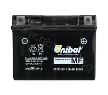 Снимка на Акумулатор Unibat 4 Ah, 12 V - CTZ5S-BS