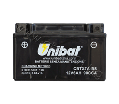 Picture of Акумулатор Unibat 6Ah, 12V - CBTX7A-BS