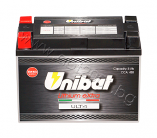 Picture of Акумулатор Unibat - ULT4 - 8Ah, 12V / LiFePo4