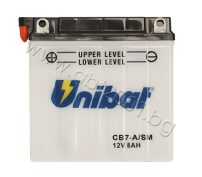 Picture of Акумулатор Unibat 8 Ah, 12 V - CB7-A