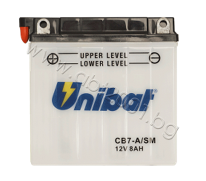 Снимка на Акумулатор Unibat 8 Ah, 12 V - CB7-A