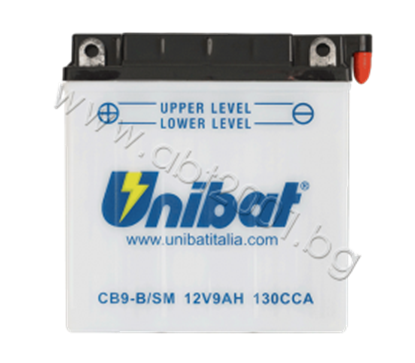 Снимка на Акумулатор Unibat 9 Ah, 12 V - CB9-B