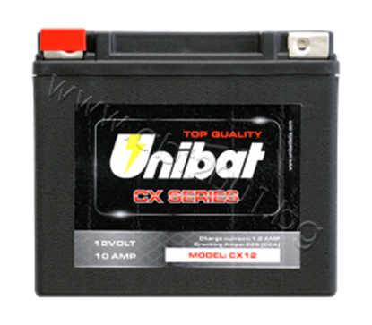 Picture of Акумулатор Unibat 10 Ah, 12 V - CX12