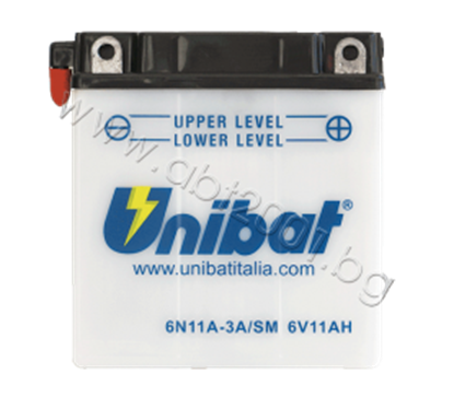 Picture of Акумулатор Unibat 11 Ah, 6 V - 6N11A-3A