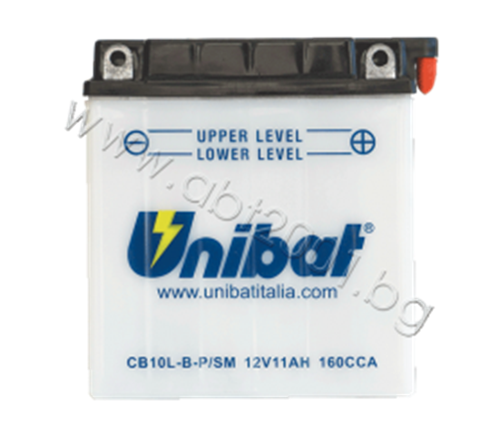 Снимка на Акумулатор Unibat 11 Ah, 12 V - CB10L-B-P