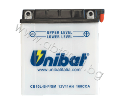 Снимка на Акумулатор Unibat 11 Ah, 12 V - CB10L-A2