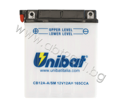 Picture of Акумулатор Unibat 12 Ah, 12 V - CB12A-A