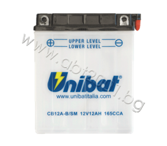 Снимка на Акумулатор Unibat 12 Ah, 12 V - CB12A-B