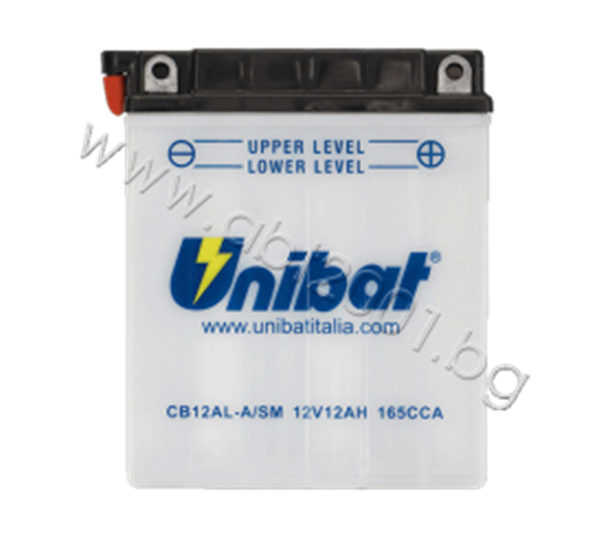 Снимка на Акумулатор Unibat 12 Ah, 12 V - CB12AL-A