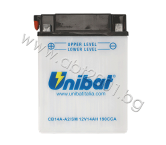 Picture of Акумулатор Unibat 14 Ah, 12 V - CB14A-A2