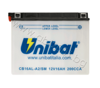 Снимка на Акумулатор Unibat 16 Ah, 12 V - CB16AL-A2