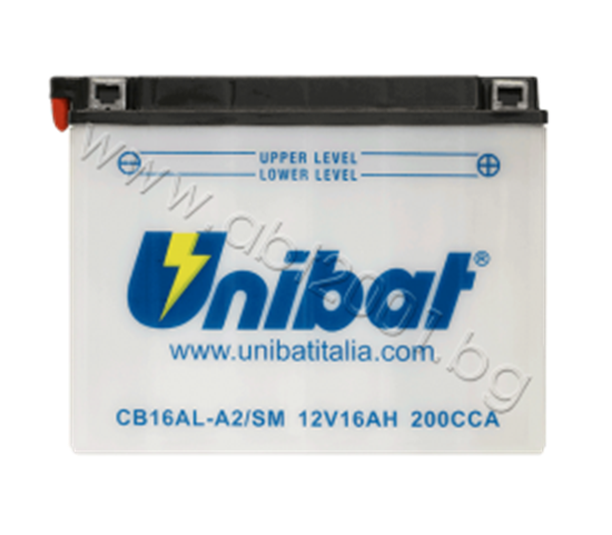 Снимка на Акумулатор Unibat 16 Ah, 12 V - CB16AL-A2