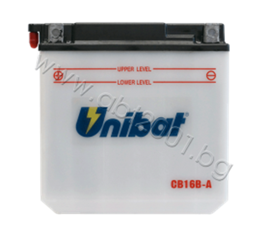 Picture of Акумулатор Unibat 16 Ah, 12 V - CB16B-A