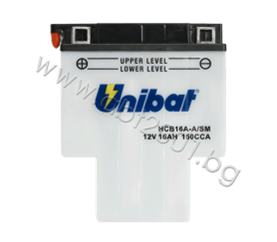 Снимка на Акумулатор Unibat 16 Ah, 12 V - HCB16A-A