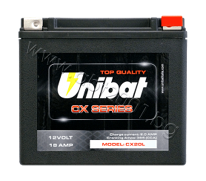 Picture of Акумулатор Unibat 18 Ah, 12 V - CX20L