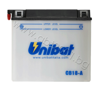 Picture of Акумулатор Unibat 18 Ah, 12 V - CB18-A