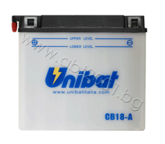 Снимка на Акумулатор Unibat 18 Ah, 12 V - CB18-A