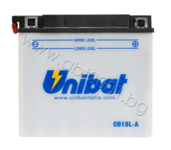 Picture of Акумулатор Unibat 18 Ah, 12 V - CB18L-A