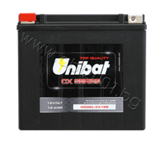 Снимка на Акумулатор Unibat 19 Ah, 12 V - CX16B