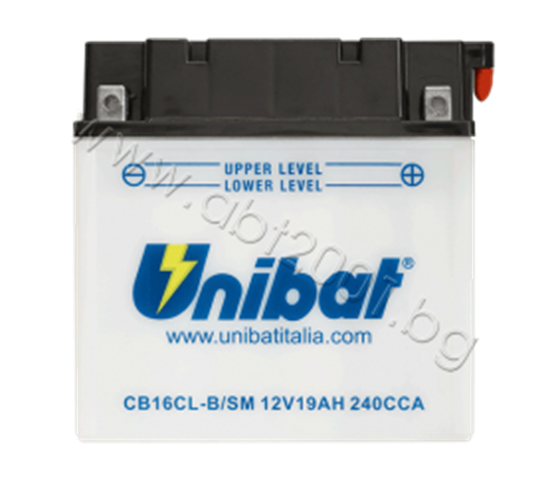 Picture of Акумулатор Unibat 19 Ah, 12 V - CB16CL-B