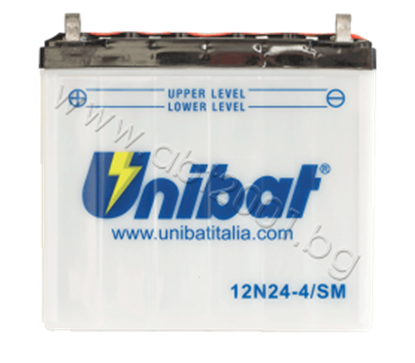 Снимка на Акумулатор Unibat 24 Ah, 12 V - 12N24-4