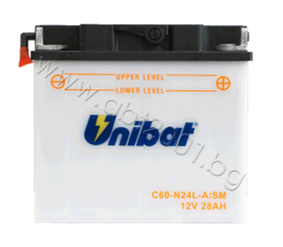 Picture of Акумулатор Unibat 28 Ah, 12 V - C60-N24L-A