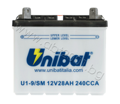 Снимка на Акумулатор Unibat 28 Ah, 12 V - U1 (9)