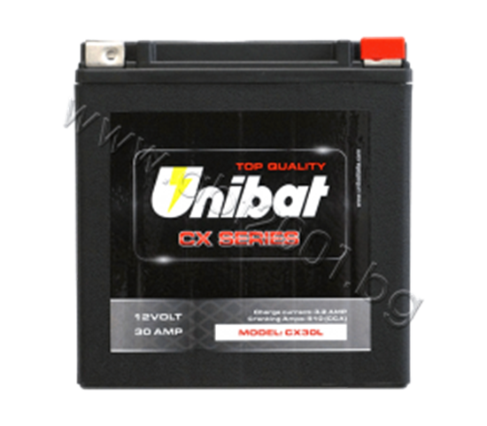 Picture of Акумулатор Unibat 30 Ah, 12 V - CX30L