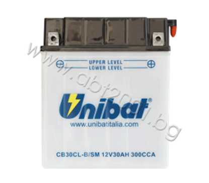 Picture of Акумулатор Unibat 30 Ah, 12 V - CB30CL-B