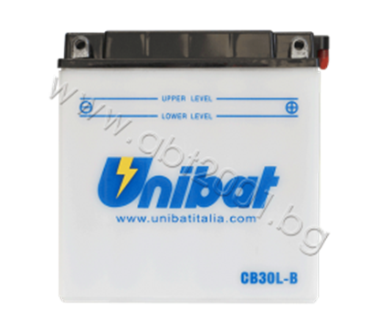 Снимка на Акумулатор Unibat 30 Ah, 12 V - CB30L-B