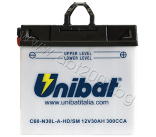 Picture of Акумулатор Unibat 30 Ah, 12 V - C60-N30L-A