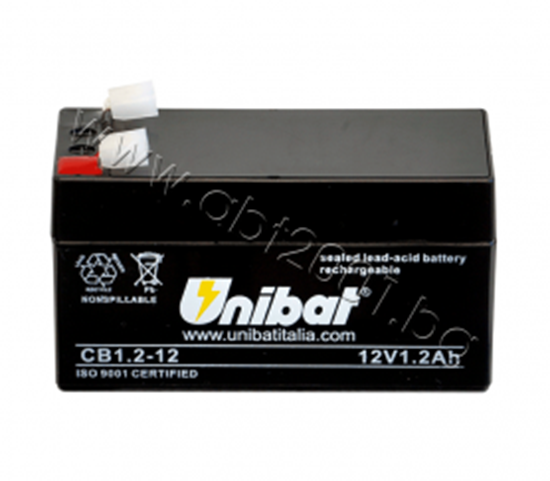 Picture of Акумулатор VRLA-батерия UNIBAT, 1.2 Ah, 12 V