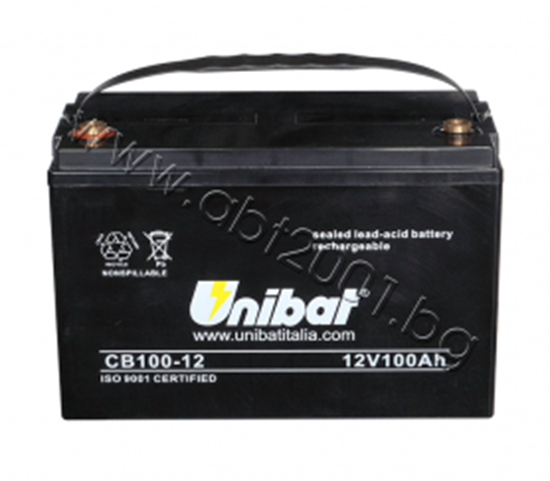 Picture of Акумулатор VRLA-батерия UNIBAT, 100 Ah, 12 V