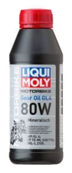 Picture of LUQUI MOLY Масло за скоростна кутия 0,5L, Motorbike Gear Oil 80W GL4, минерална основа