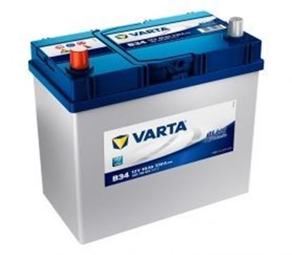 Picture of Varta BLUE Dynamic 45Ah, 12V, B34, JIS, L+