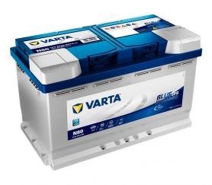 Picture of Varta BLUE Dynamic EFB 80Ah, 12V, N80