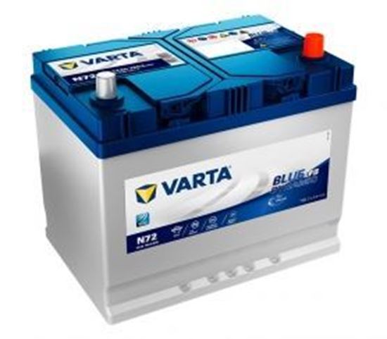 Picture of Varta BLUE Dynamic EFB 72Ah, 12V, N72, JIS, R+