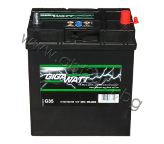 Снимка на Акумулатор Gigawatt 35 Ah, 12V, JIS, R+