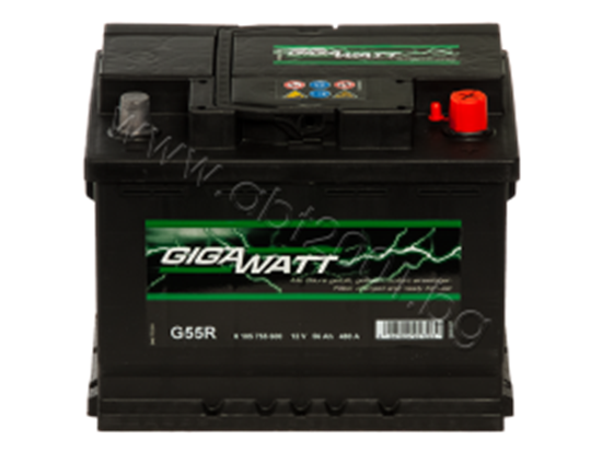 Снимка на Акумулатор Gigawatt 56 Ah, 12V